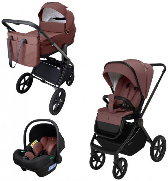 Коляска 3 в 1 Sweet Baby SBL Elegante Therma - Mokka
