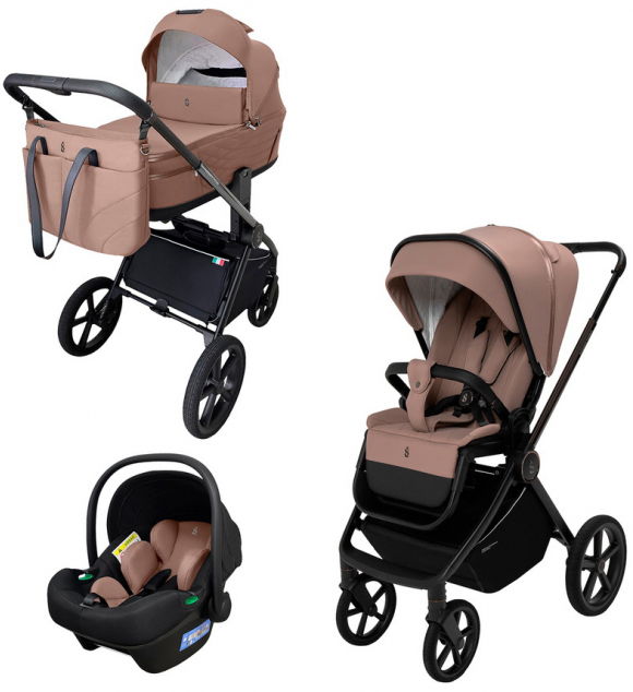 Коляска 3 в 1 Sweet Baby SBL Elegante Therma - Beige