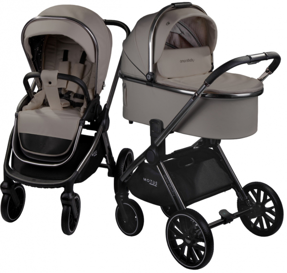 Коляска 2 в 1 Amarobaby Motus Premium Ecco - мокко