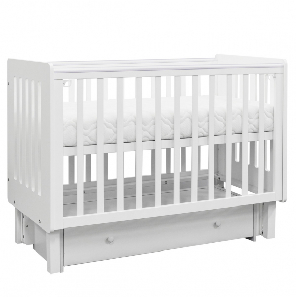 Детская кроватка ANTEMI Mari 120х60 с ящиком - Белый