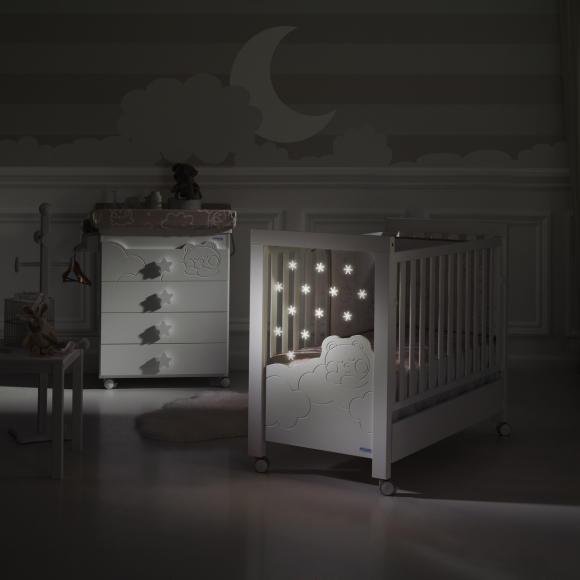 Детская кроватка Micuna Dolce Luce Relax со светодиодной подсветкой