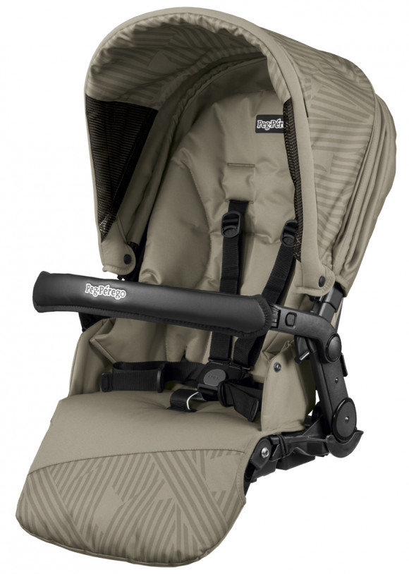 Прогулочный блок Peg Perego Seggiolino Pop-Up - Geo Beige