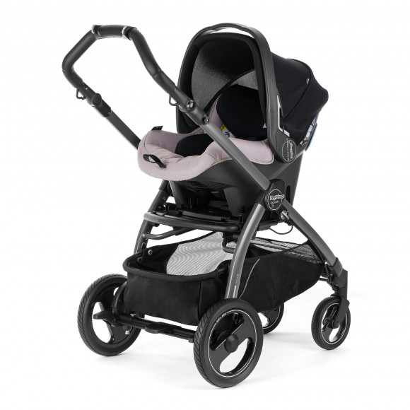 Автокресло Peg Perego Primo Viaggio SL на шасси Book S (шасси White/Black) - Bloom Beige