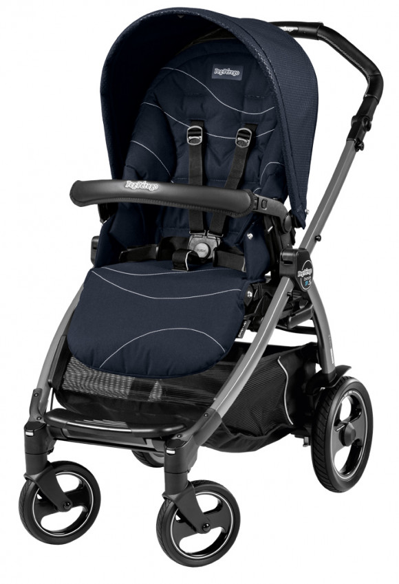 Прогулочная коляска Peg Perego Book 51 S Pop Up Sportivo (шасси Jet) - Bloom Navy