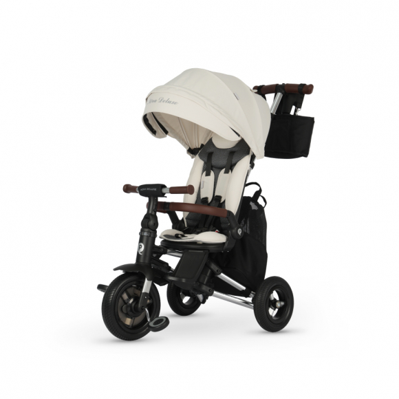 Велосипед трехколесный Qplay S702 NOVA DELUXE - Beige (Lux/Silver)