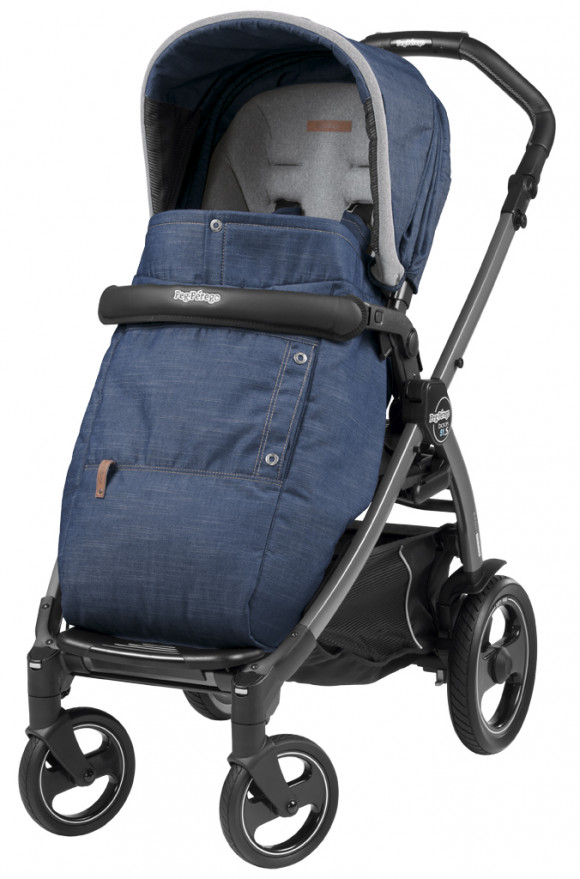 Прогулочная коляска Peg Perego Book 51 S Pop Up Completo (шасси Jet) - Urban Denim