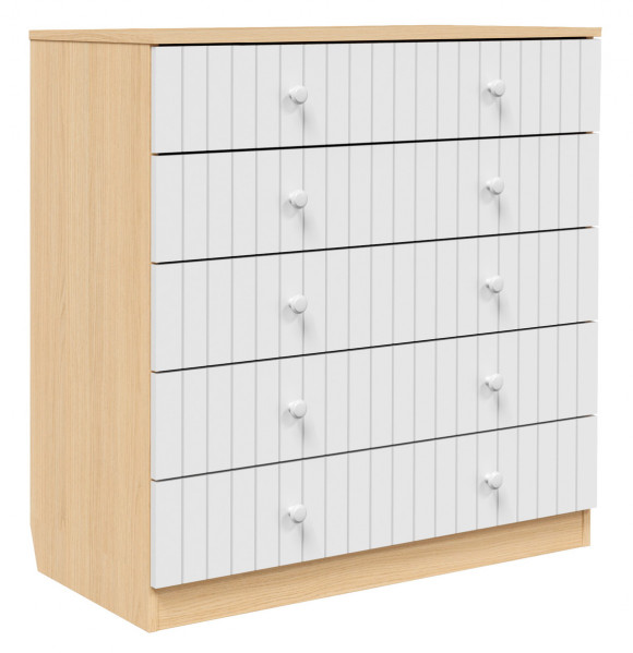 Комод ANTEMI Fred - Белый/Винченца