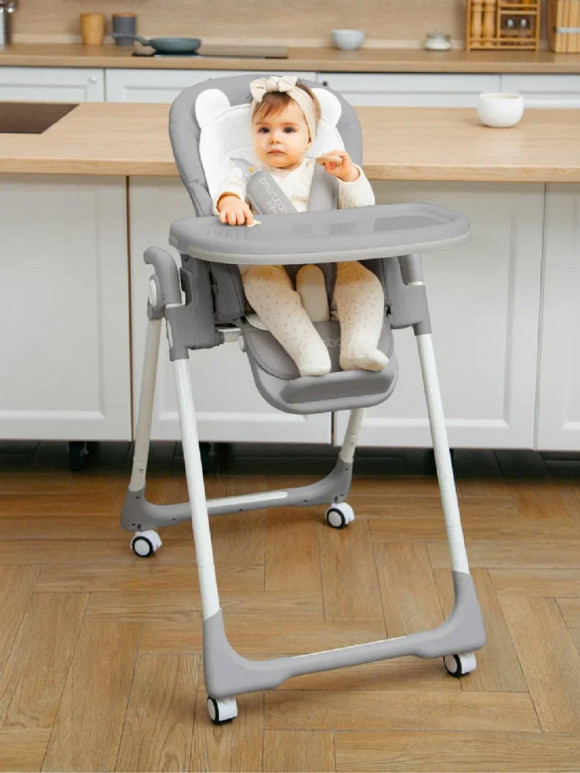 Стульчик для кормления Amarobaby Allure - Серый