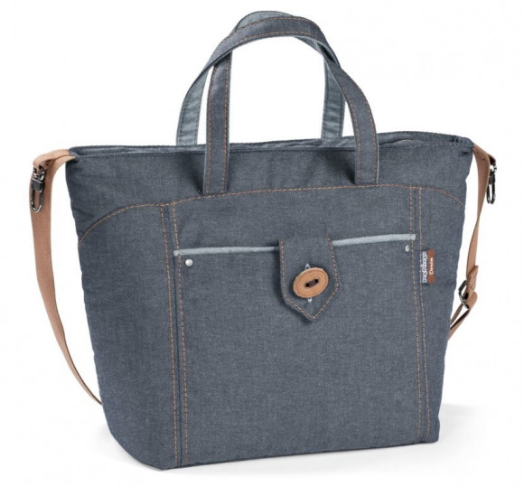 Сумка для коляски Peg Perego Borsa Mamma Elite - Blue Denim