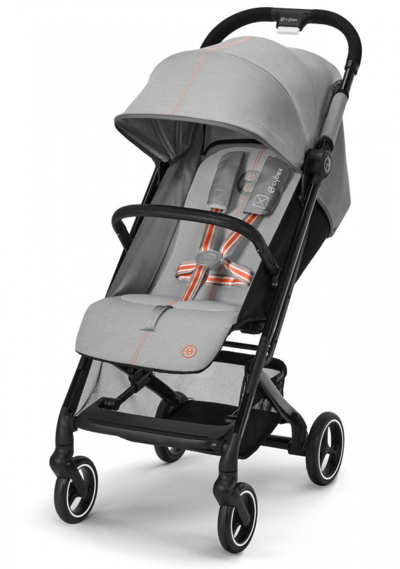 Прогулочная коляска Cybex Beezy - Lava Grey с дождевиком и бампером