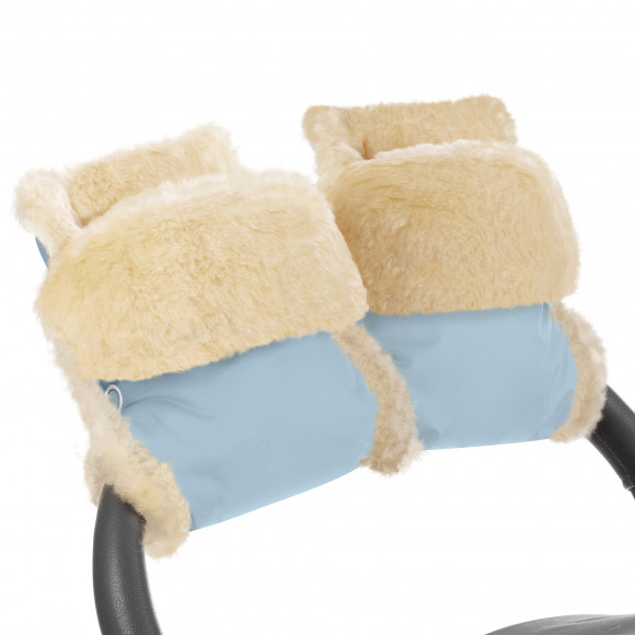 Муфта-рукавички для коляски Esspero Oskar (Натуральная шерсть) - Blue Mountain