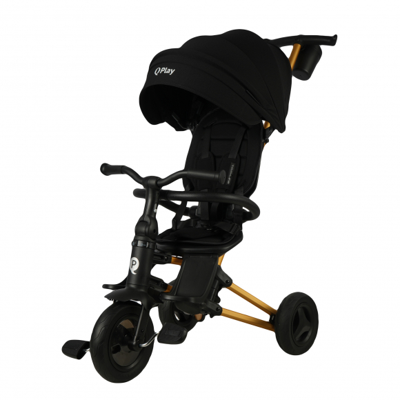 Велосипед трехколесный Qplay S700-17 SPRINTER SL - Black (Rub/Gold)