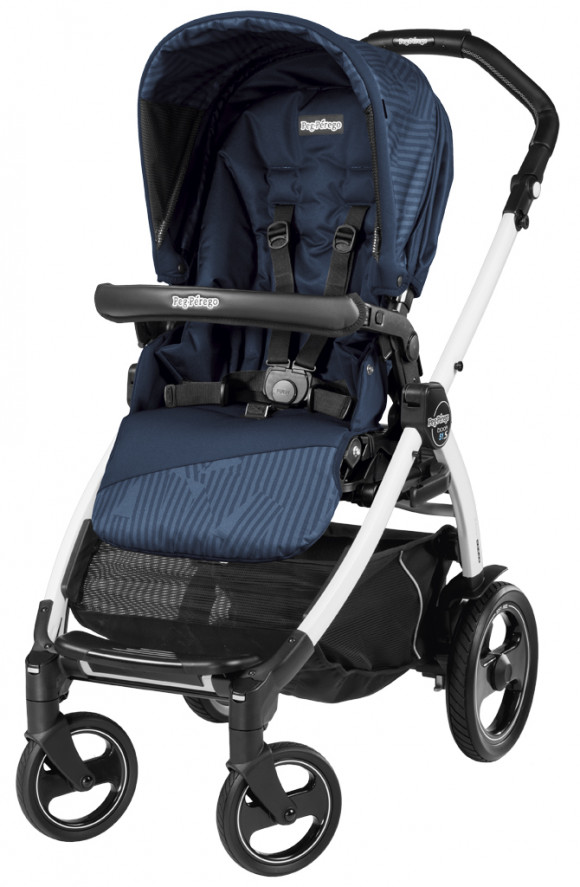 Прогулочная коляска Peg Perego Book 51 S Pop Up Sportivo (шасси White/Black) - Geo Navy