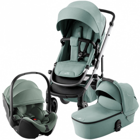 Коляска 3 в 1 Britax Römer Smile 5Z (автокресло BS PRO) - Jade Green/Jade Green
