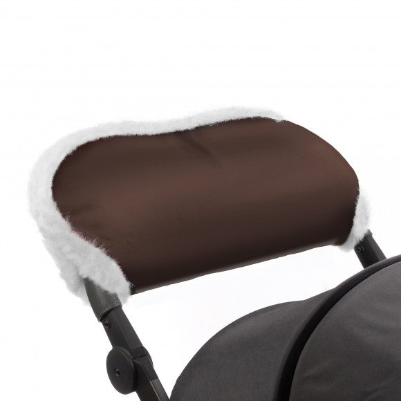 Муфта для рук на коляску Esspero Soft Fur - Chocolat