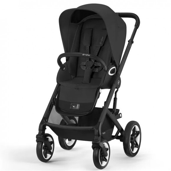 Прогулочная коляска Cybex Talos S Lux - BLK Moon Black с дождевиком