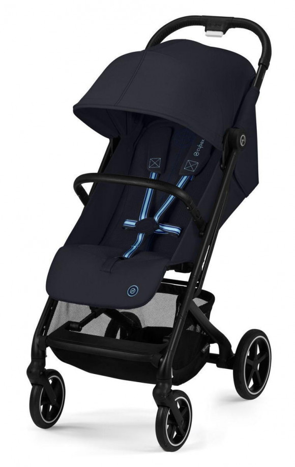 Прогулочная коляска Cybex Beezy - Dark Blue с дождевиком и бампером