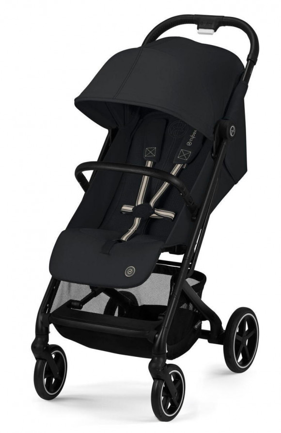 Прогулочная коляска Cybex Beezy - Magic Black с дождевиком и бампером