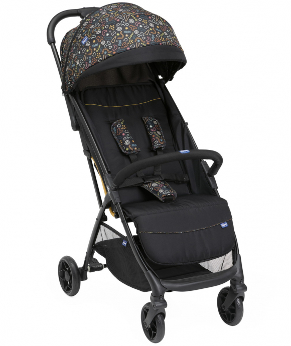 Прогулочная коляска Chicco GLEE - PLAYFUL BLACK