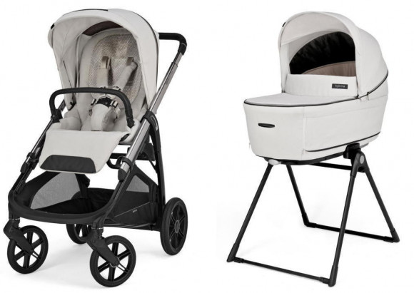 Коляска 2 в 1 Inglesina Aptica с подставкой под люльку Stand Up New - Opal Ivory 2025