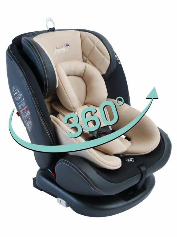 Автокресло AmaroBaby ST-3 isofix - Бежевый