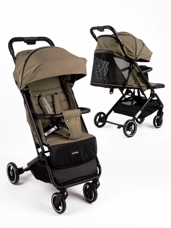 Прогулочная коляска Amarobaby Route - Коричневый