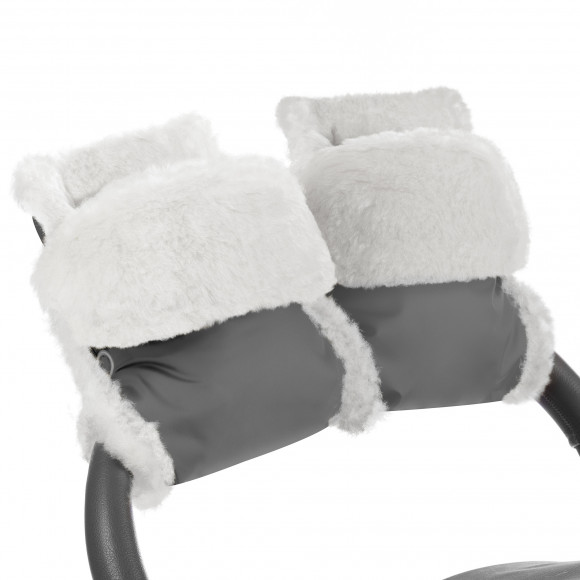 Муфта-рукавички для коляски Esspero Christer (Натуральная шерсть) - Grey