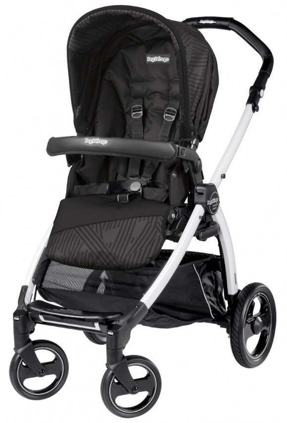 Прогулочная коляска Peg Perego Book S Pop Up Sportivo (шасси White/Black) - Geo Black