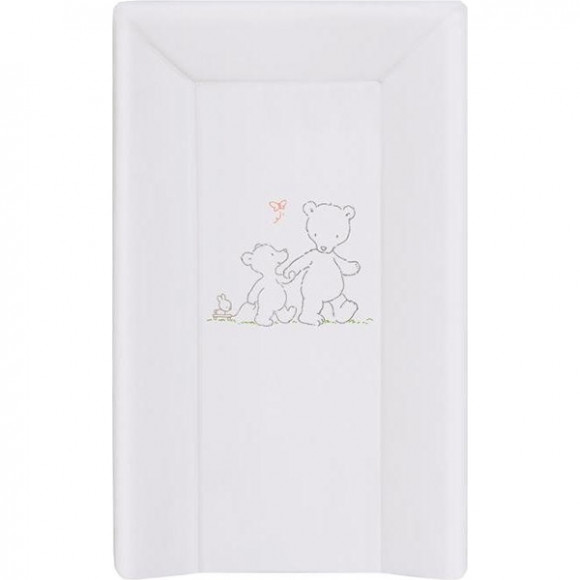 Пеленальный матрац на кровать Ceba Baby на жёстком основании 80 см - Papa Bear Grey