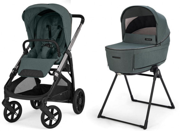 Коляска 2 в 1 Inglesina Aptica с подставкой под люльку Stand Up New - Emerald Green 2025