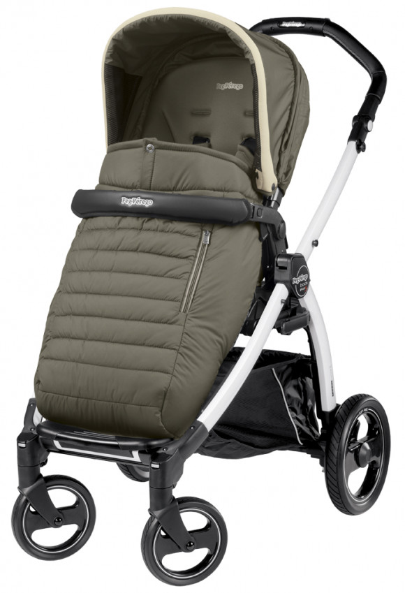 Прогулочная коляска Peg Perego Book S Pop Up Completo (шасси White/Black) - Breeze Kaki