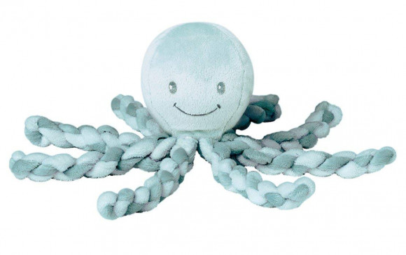 Мягкая игрушка Nattou Soft Toy Octopus Осьминог - 878746 Coppergreen/Mint