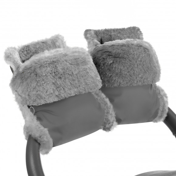 Муфта-рукавички для коляски Esspero Christoffer (Натуральная шерсть) - Grey