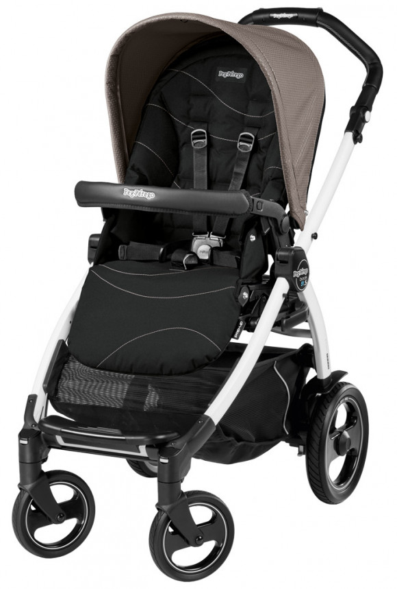 Прогулочная коляска Peg Perego Book 51 S Pop Up Sportivo (шасси White/Black) - Bloom Beige