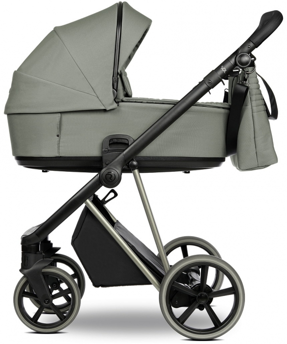 Коляска 2 в 1 Roan Sol Vintage Luxury - Sage Green/Sage/руч.Black
