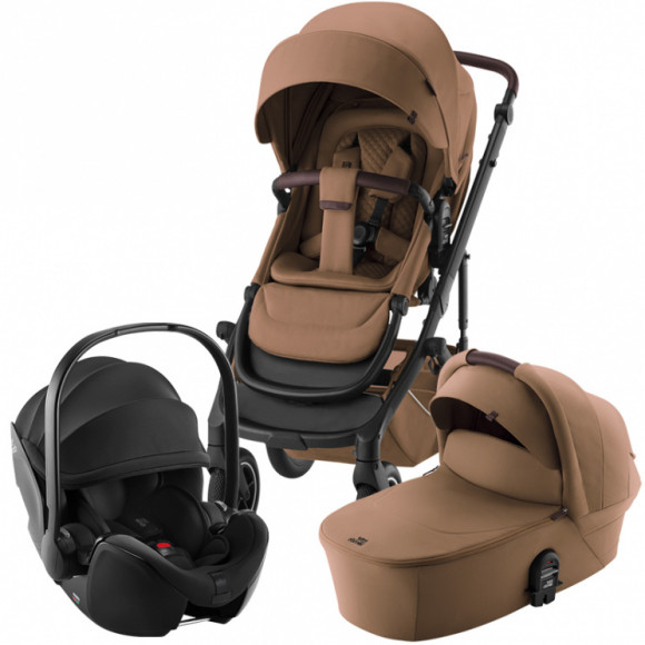 Коляска 3 в 1 Britax Römer Smile 5Z (автокресло BS PRO) - Warm Caramel/Space Black