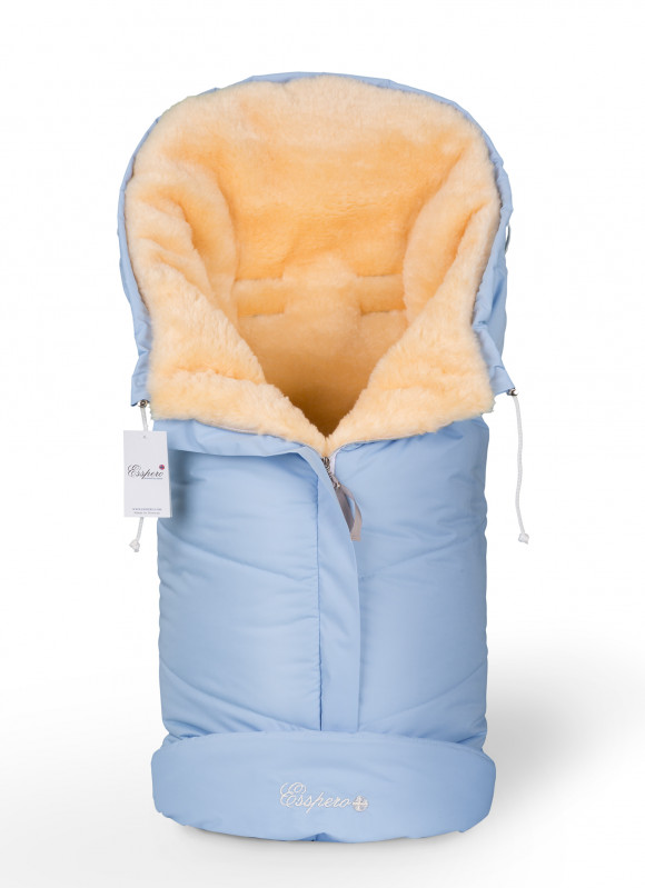 Конверт в коляску Esspero Sleeping Bag (натуральная 100% шерсть) - Blue Mountain
