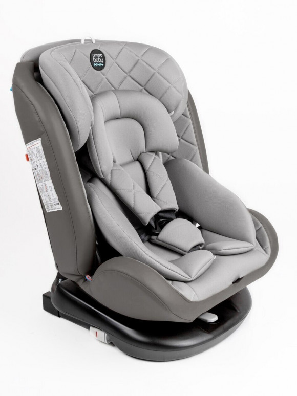 Автокресло Amarobaby Brilliant Isofix - Серый