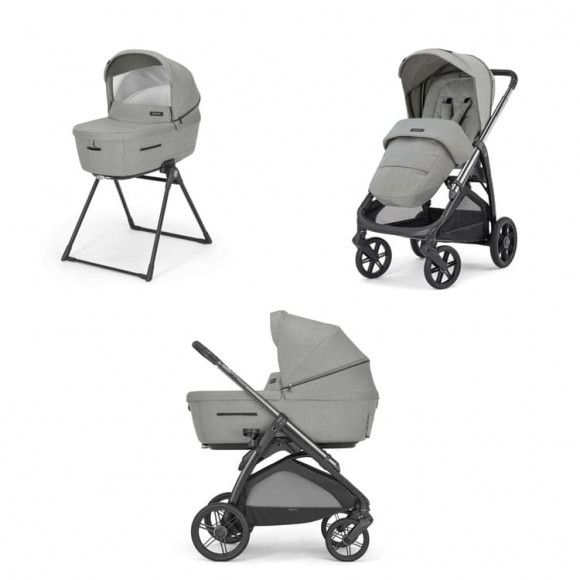 Коляска 2 в 1 Inglesina Aptica с подставкой под люльку Stand Up New - Satin Grey