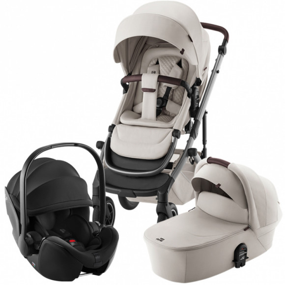 Коляска 3 в 1 Britax Römer Smile 5Z (автокресло BS PRO) - Soft Taupe/Space Black