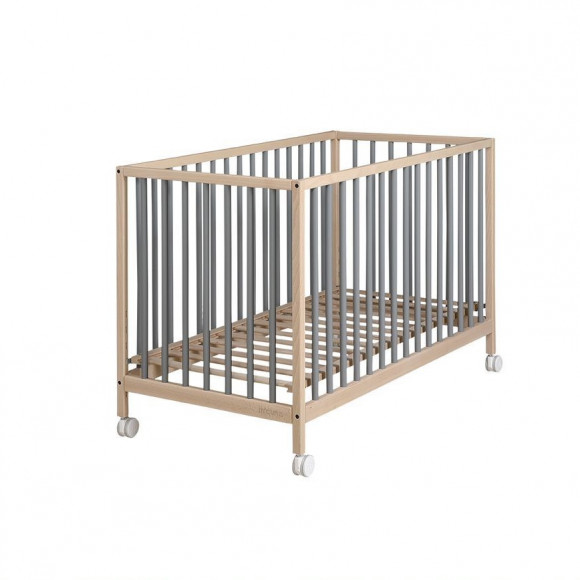 Детская кроватка Micuna Mountain 120х60 - Night grey/Waterwood