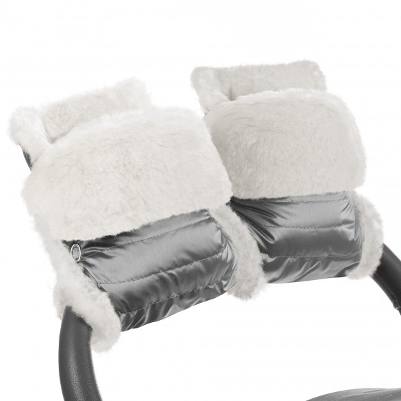 Муфта-рукавички для коляски Esspero Christer (Натуральная шерсть) - Graphite