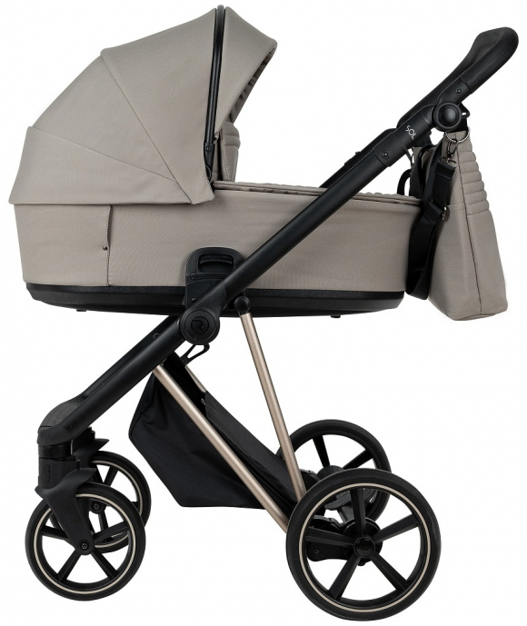 Коляска 2 в 1 Roan Sol Vintage Luxury - Hazel/Champagne/руч.Black