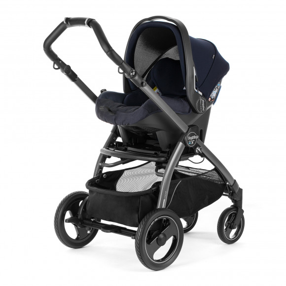 Автокресло Peg Perego Primo Viaggio SL на шасси Book 51S (шасси White/Black) - Luxe Bluenight