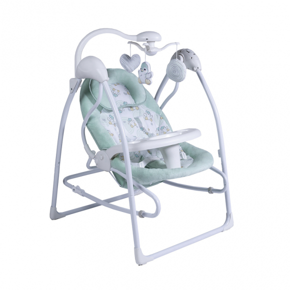 Электрокачели 2 в 1 Sweet Baby Pure Pinguino - Green
