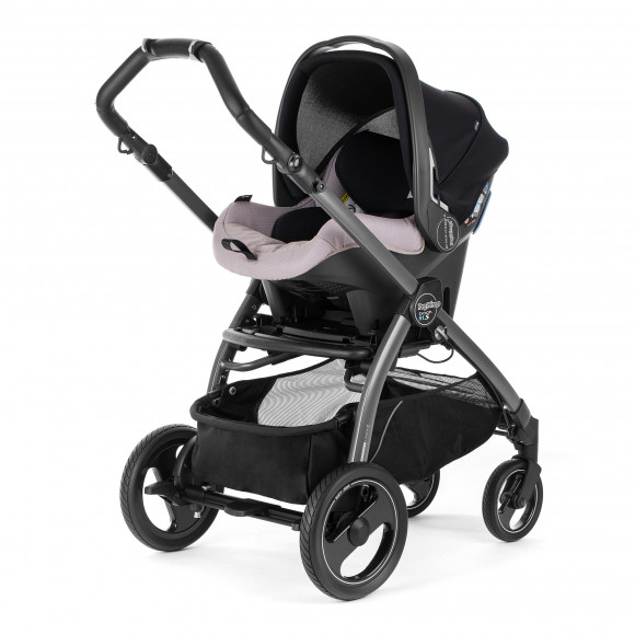 Автокресло Peg Perego Primo Viaggio SL на шасси Book 51S (шасси White/Black) - Bloom Beige