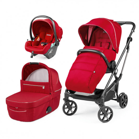 Коляска 3 в 1 Peg Perego Vivace Lounge Modular - Red Shine