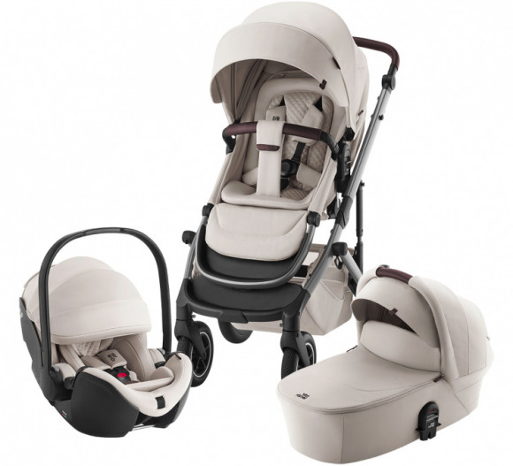 Коляска 3 в 1 Britax Römer Smile 5Z (автокресло BS PRO) - Soft Taupe/Space Black