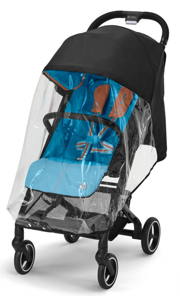 Прогулочная коляска Cybex Beezy - Beach Blue с дождевиком и бампером