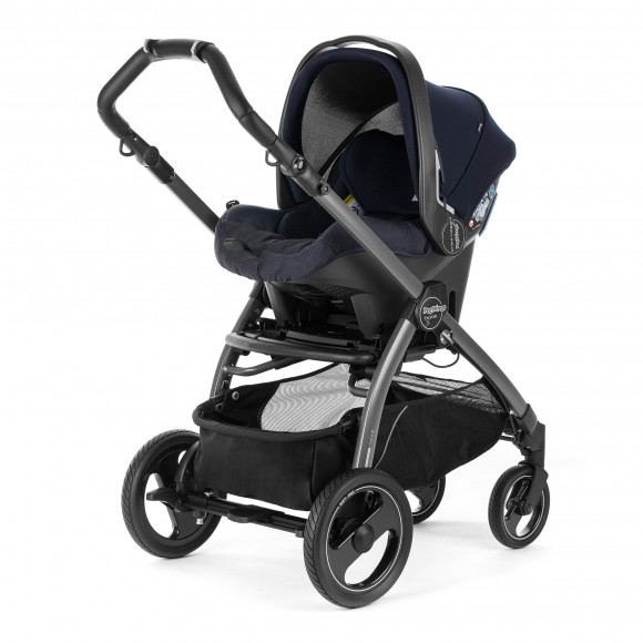 Автокресло Peg Perego Primo Viaggio SL на шасси Book S (шасси White/Black) - Luxe Bluenight